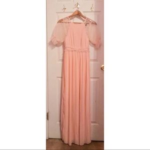 Pleated Maxi Dress